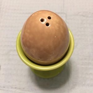 One Seasoning shaker Egg with holder